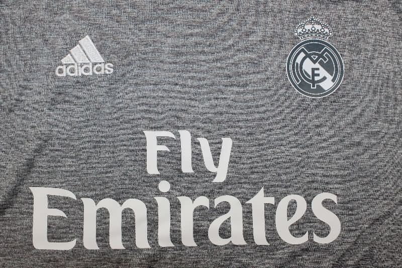 Real Madrid Soccer Jersey Away Long Sleeve Retro Replica 2015/16
