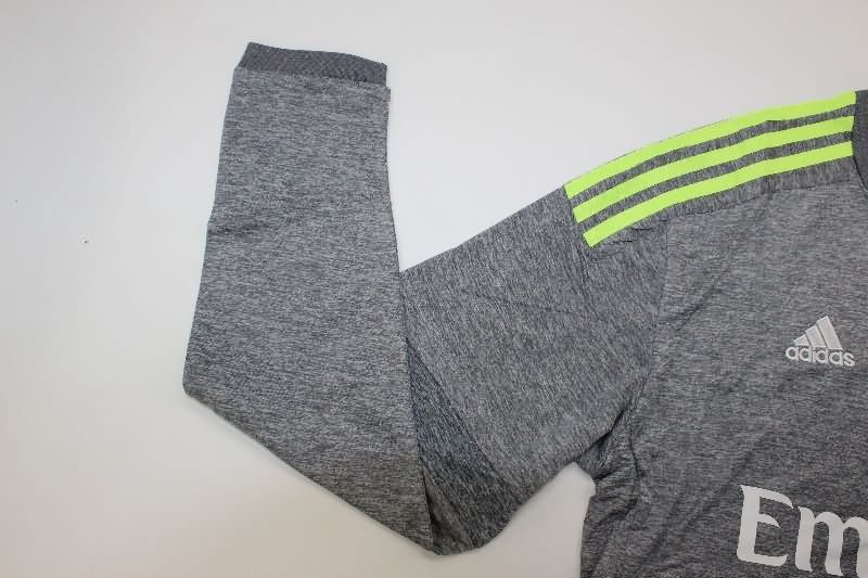 Real Madrid Soccer Jersey Away Long Sleeve Retro Replica 2015/16