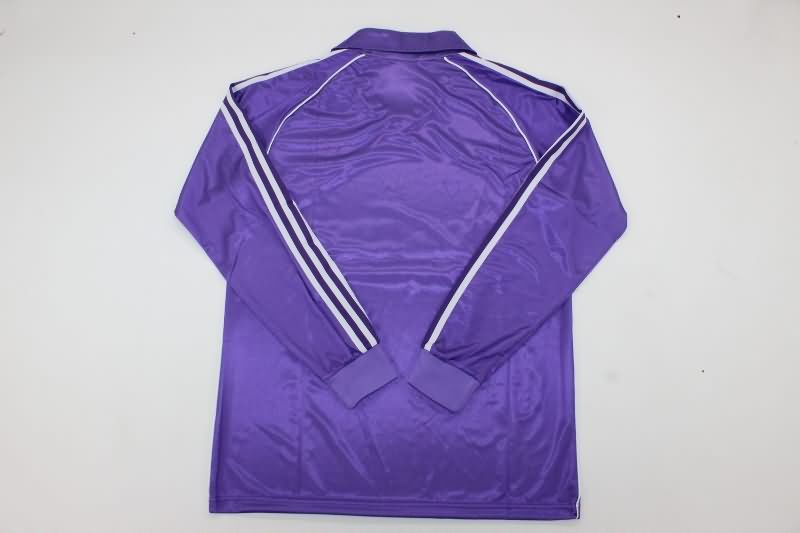 AAA Quality Real Madrid 1984/85 Away Long Sleeve Retro Soccer Jersey