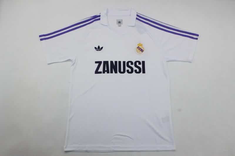 Real Madrid Soccer Jersey Home Retro Replica 1984/85