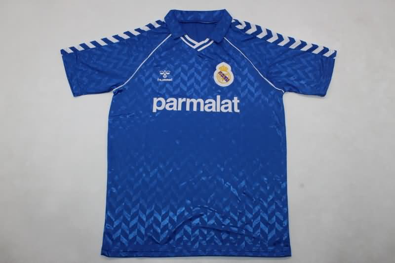 Real Madrid Soccer Jersey Away Retro Replica 1986/88