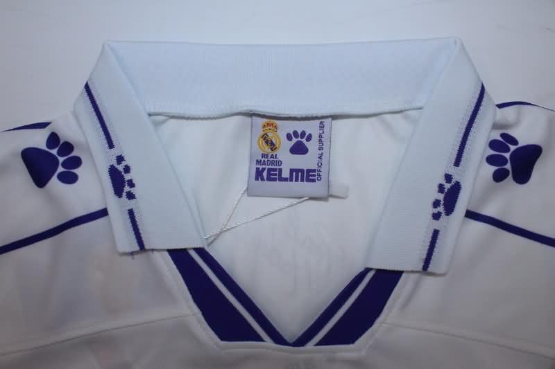Real Madrid Soccer Jersey Home Retro Long Sleeve Replica 1994/96