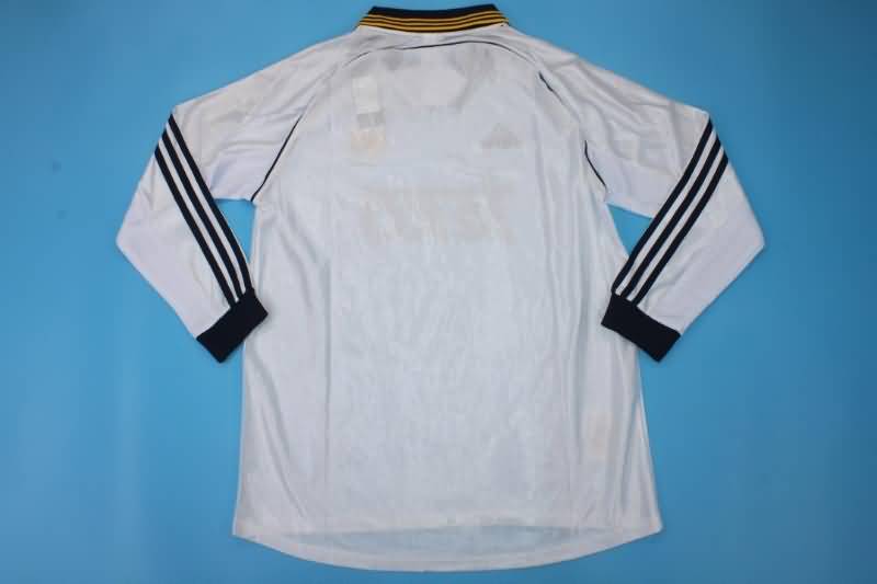Real Madrid Soccer Jersey Home Long Slevee Retro Replica 1998/00