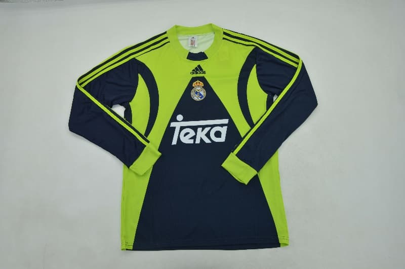 AAA Quality Real Madrid 1999/00 Goalkeeper Long Retro Soccer Jersey AAA Quality Real Madrid 1999/00 Goalkeeper Long Retro Soccer Jersey