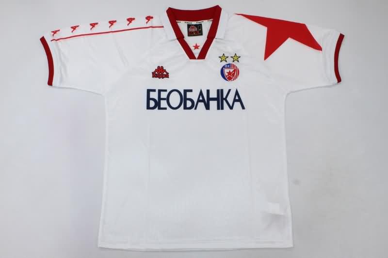 Red Star Belgrade Soccer Jersey Away Retro Replica 1995/97 Red Star Belgrade Soccer Jersey Away Retro Replica 1995/97