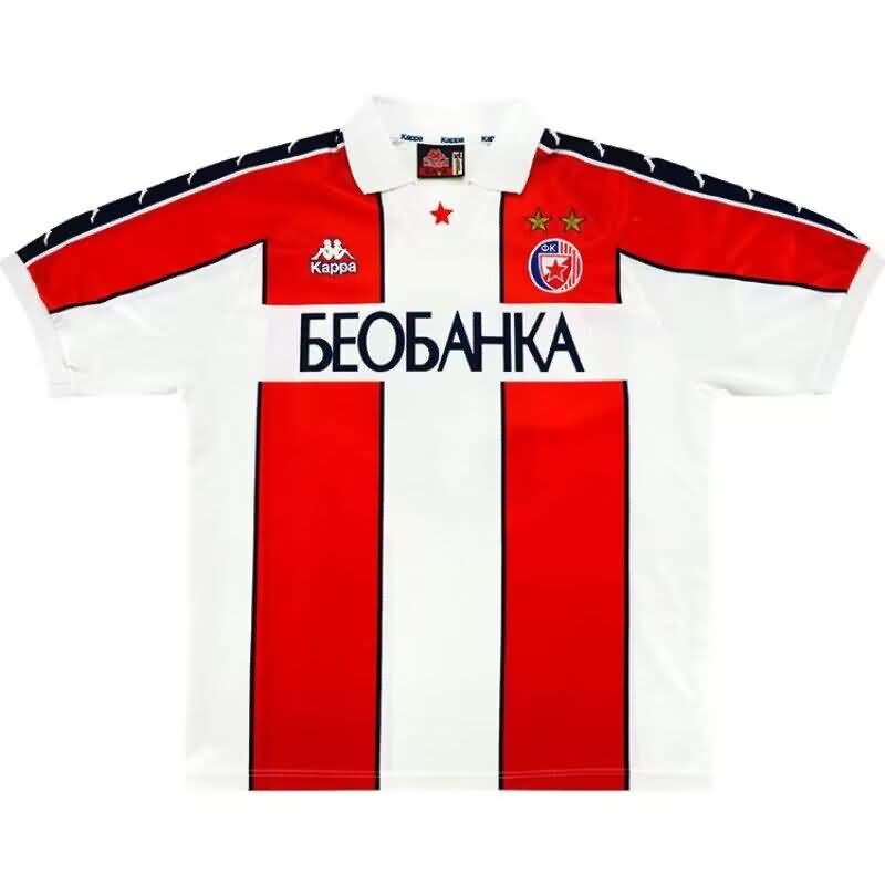 Red Star Belgrade Soccer Jersey Home Retro Replica 1995/97 Red Star Belgrade Soccer Jersey Home Retro Replica 1995/97