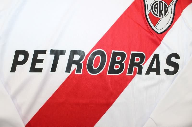 River Plate Soccer Jersey Home Long Sleeve Retro Replica 2006/07
