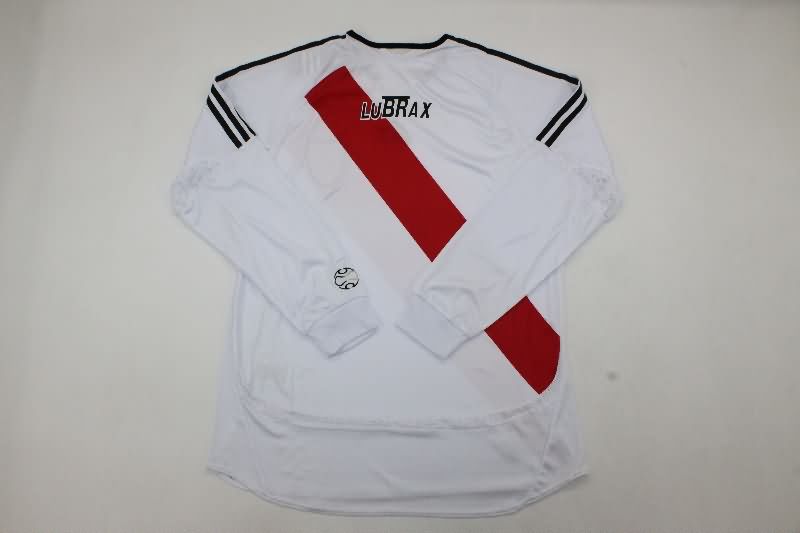 River Plate Soccer Jersey Home Long Sleeve Retro Replica 2006/07