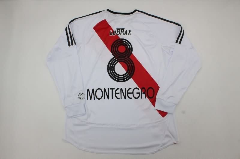 River Plate Soccer Jersey Home Long Sleeve Retro Replica 2006/07