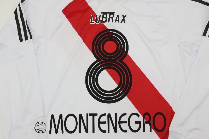 River Plate Soccer Jersey Home Long Sleeve Retro Replica 2006/07