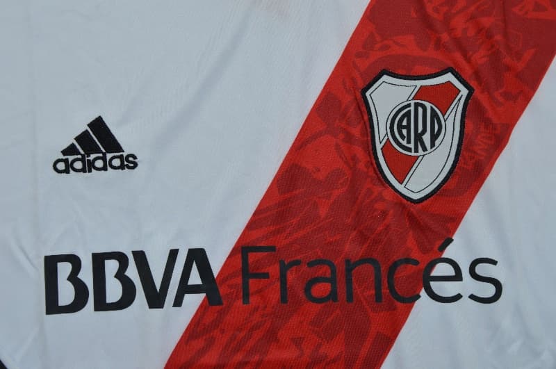 River Plate Soccer Jersey Home Long Retro Replica 2013/14