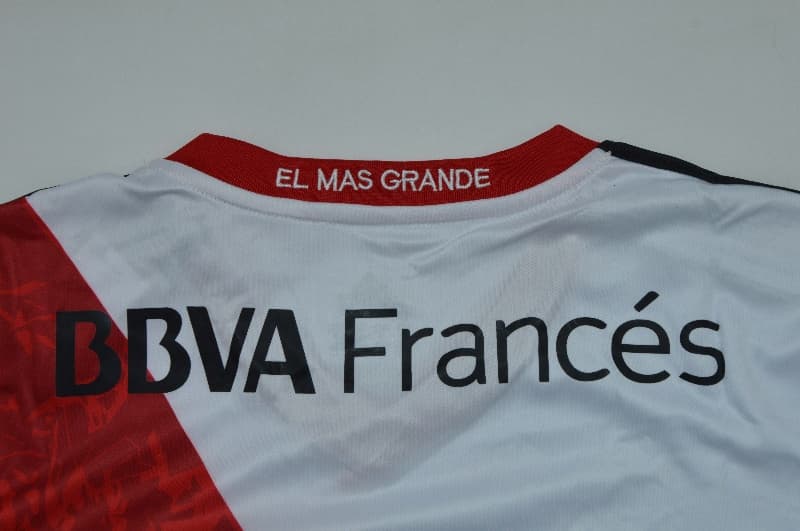 River Plate Soccer Jersey Home Long Retro Replica 2013/14