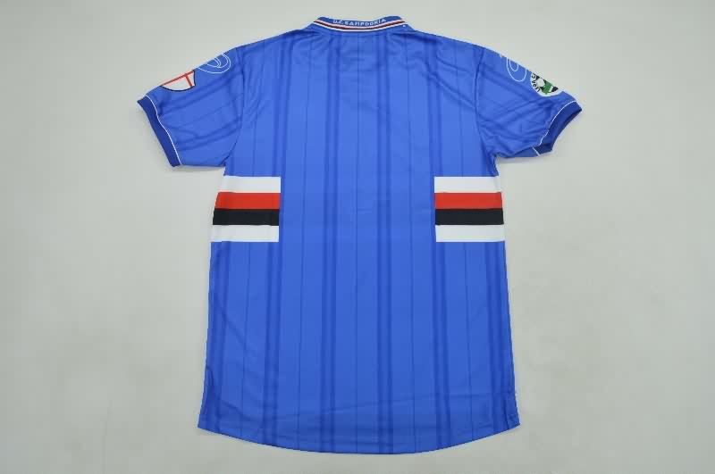 AAA Quality Sampdoria 2000/01 Home Retro Soccer Jersey