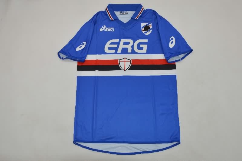 AAA Quality Sampdoria 2003/04 Home Retro Soccer Jersey