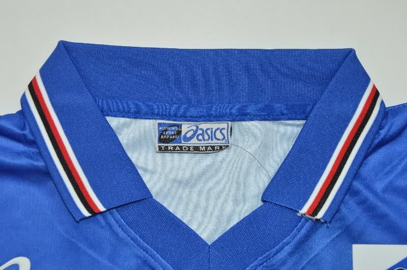 AAA Quality Sampdoria 2003/04 Home Retro Soccer Jersey