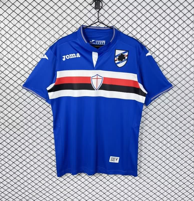AAA Quality Sampdoria 2015/16 Home Retro Soccer Jersey