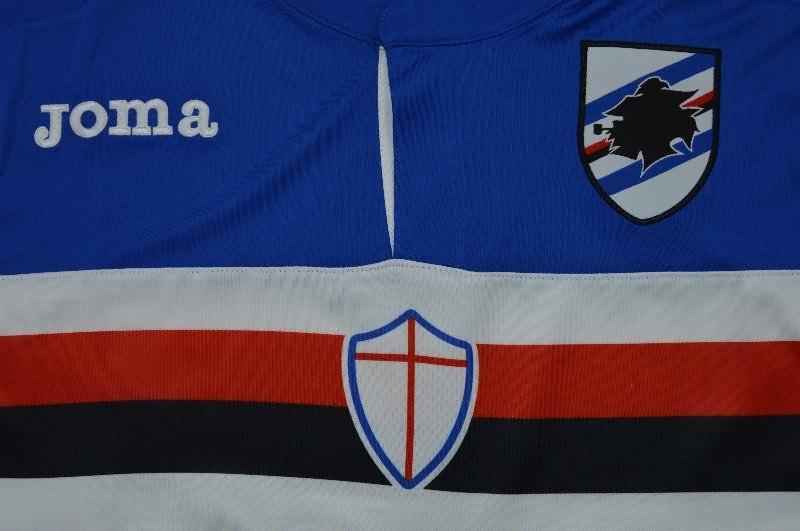 AAA Quality Sampdoria 2015/16 Home Retro Soccer Jersey