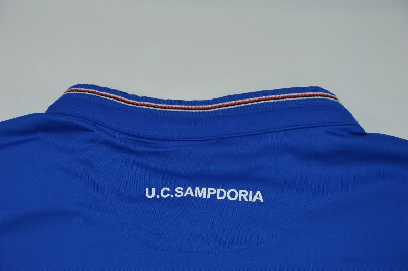 AAA Quality Sampdoria 2015/16 Home Retro Soccer Jersey
