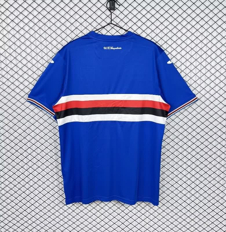 AAA Quality Sampdoria 2016/17 Home Retro Soccer Jersey