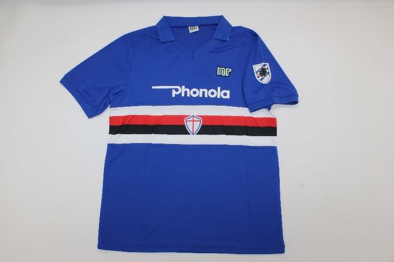 AAA Quality Sampdoria 1983/88 Home Retro Soccer Jersey