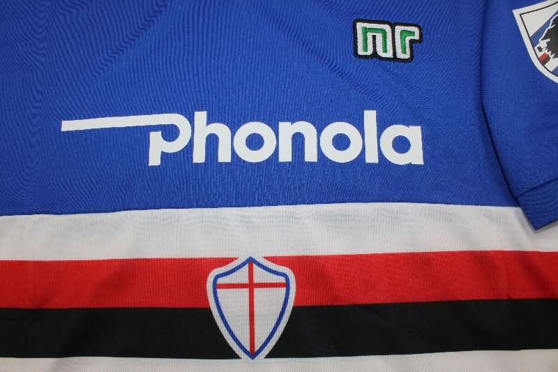 AAA Quality Sampdoria 1983/88 Home Retro Soccer Jersey
