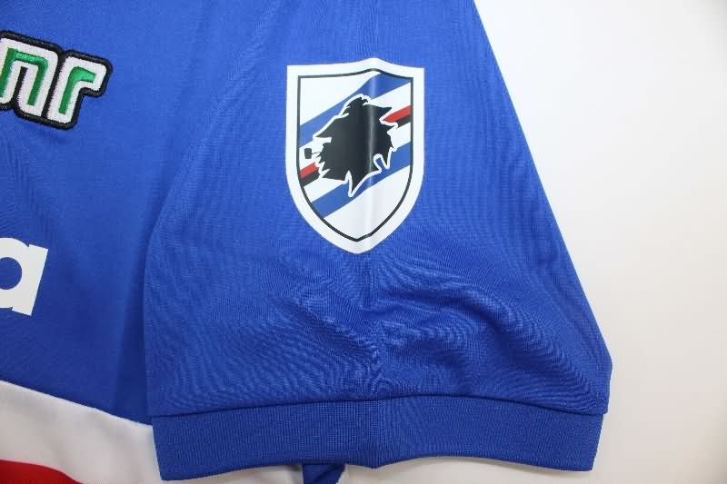 AAA Quality Sampdoria 1983/88 Home Retro Soccer Jersey