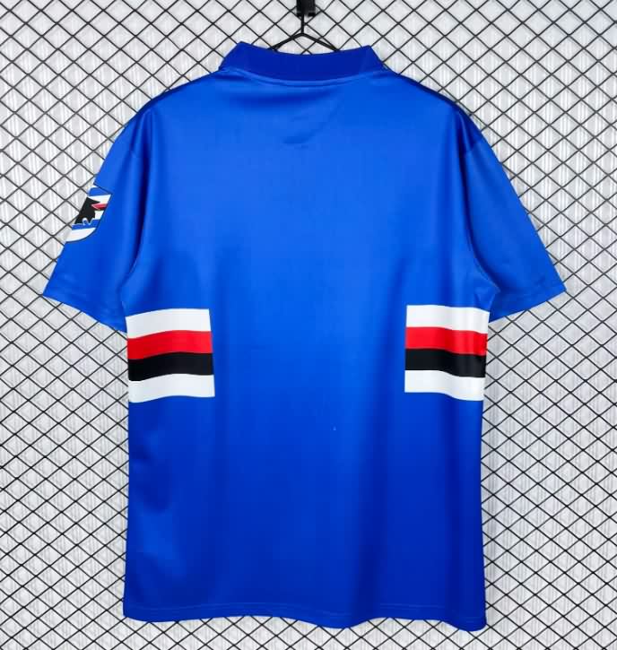 AAA Quality Sampdoria 1993/94 Home Retro Soccer Jersey