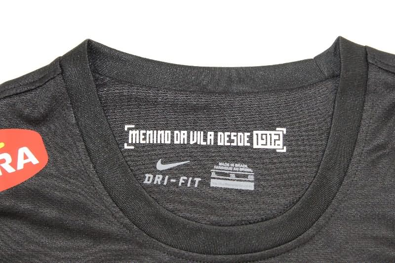 AAA Quality Santos 2012/13 Black Retro Long Sleeve Soccer Jersey