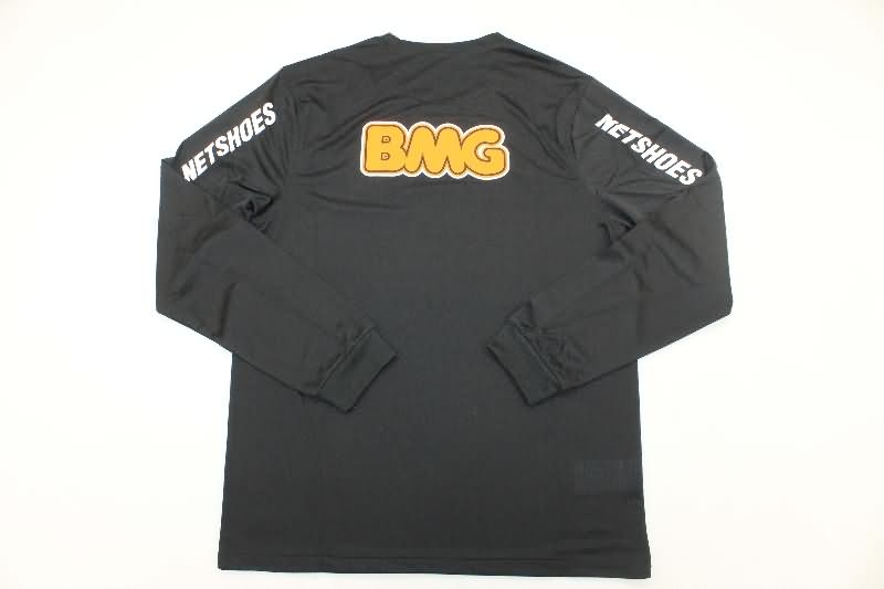 AAA Quality Santos 2012/13 Black Retro Long Sleeve Soccer Jersey