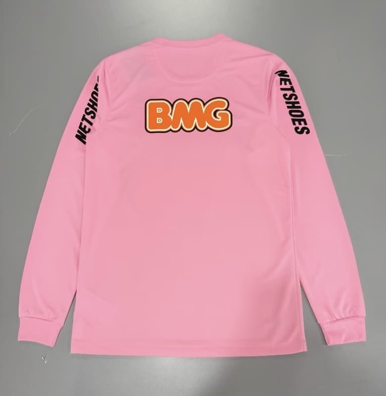 AAA Quality Santos 2012/13 Pink Retro Long Sleeve Soccer Jersey