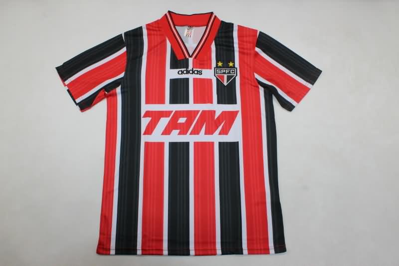 Sao Paulo Soccer Jersey Away Retro Replica 1996 Sao Paulo Soccer Jersey Away Retro Replica 1996