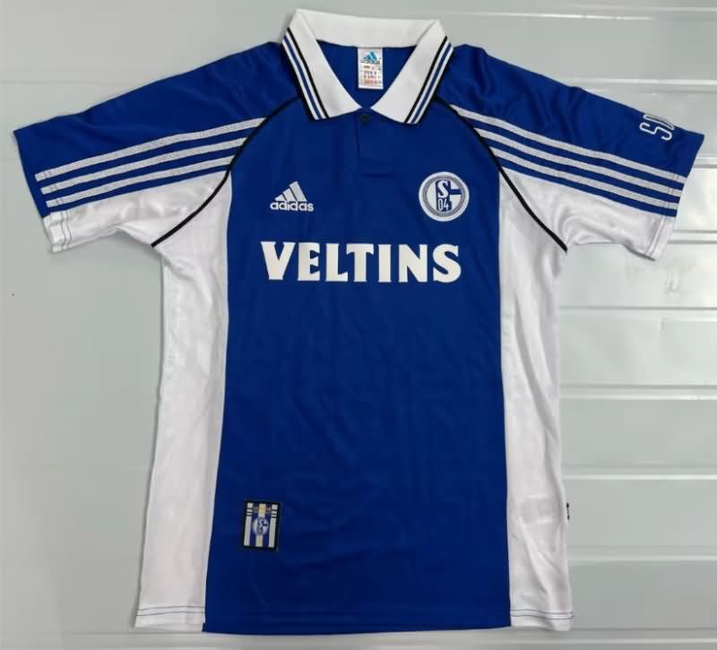 AAA Quality Schalke 04 1998/2000 Home Retro Soccer Jersey AAA Quality Schalke 04 1998/2000 Home Retro Soccer Jersey