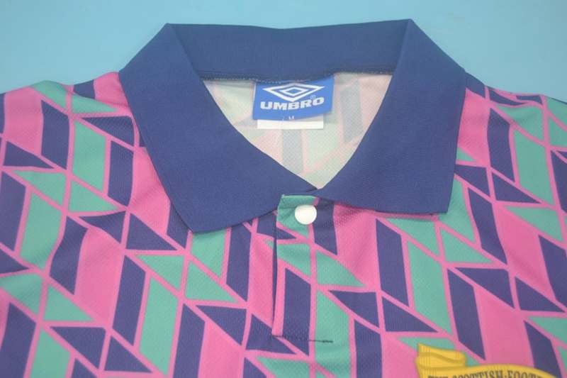 Scotland Soccer Jersey Away Retro Replica 1990
