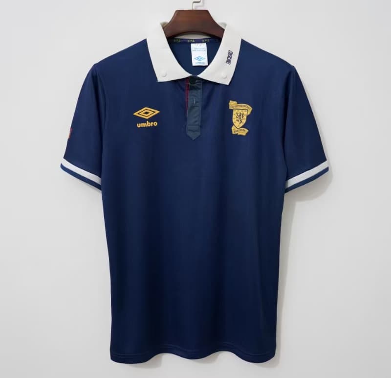 AAA Quality Scotland 1988/91 Home Retro Soccer Jersey