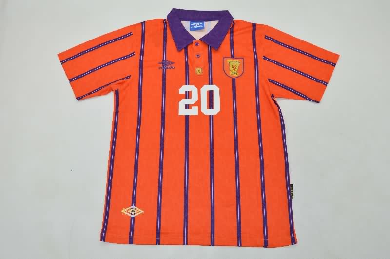 Scotland Soccer Jersey Away Retro Replica 1993/94