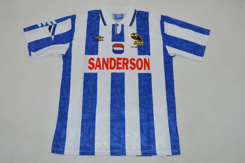 AAA Quality Sheffield Wednesday 1992/93 Cup Retro Soccer Jersey AAA Quality Sheffield Wednesday 1992/93 Cup Retro Soccer Jersey