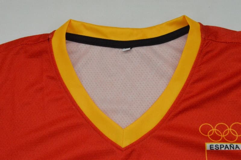 AAA Quality Spain 1992 Home Olympia Retro Soccer Jersey