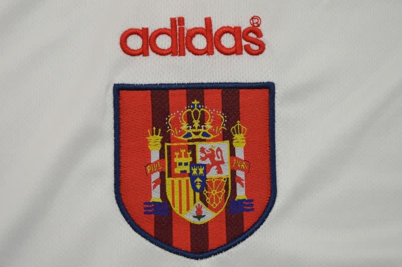 AAA Quality Spain 1996 Away Retro Long Sleeve Soccer Jersey