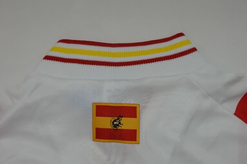 AAA Quality Spain 1996 Away Retro Long Sleeve Soccer Jersey