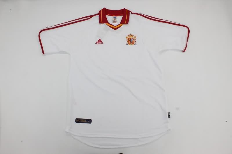 Spain Soccer Jersey Away Retro Replica 2000