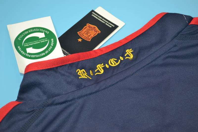 Spain Soccer Jersey Away Retro Replica 2010