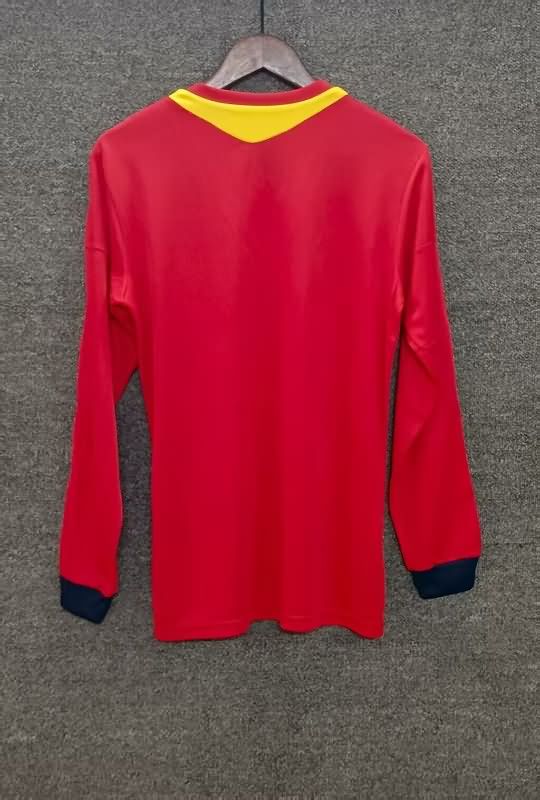 AAA Quality Spain 2013 Home Long Sleeve Retro Soccer Jersey