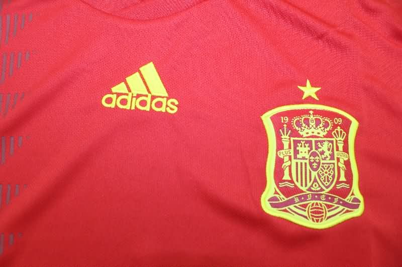 Spain Soccer Jersey Home Retro Replica 2018