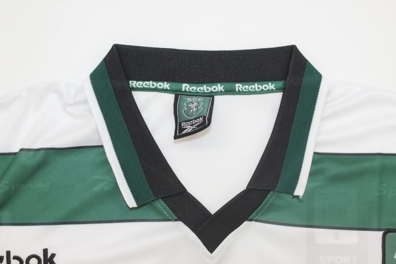 AAA Quality Sporting Lisbon 2000/01 Home Retro Soccer Jersey