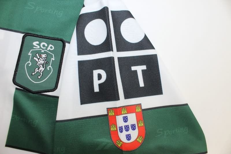 AAA Quality Sporting Lisbon 2000/01 Home Retro Soccer Jersey