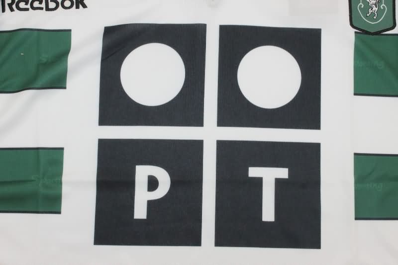 AAA Quality Sporting Lisbon 2000/01 Home Retro Soccer Jersey