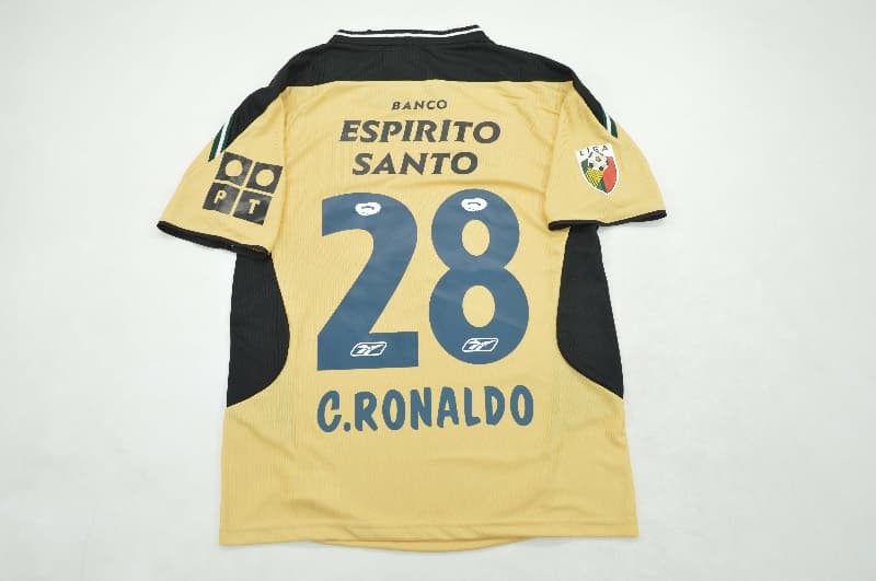 AAA Quality Sporting Lisbon 2003/04 Away Retro Soccer Jersey