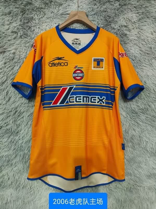AAA Quality Tigres UANL 2006 Home Retro Soccer Jersey