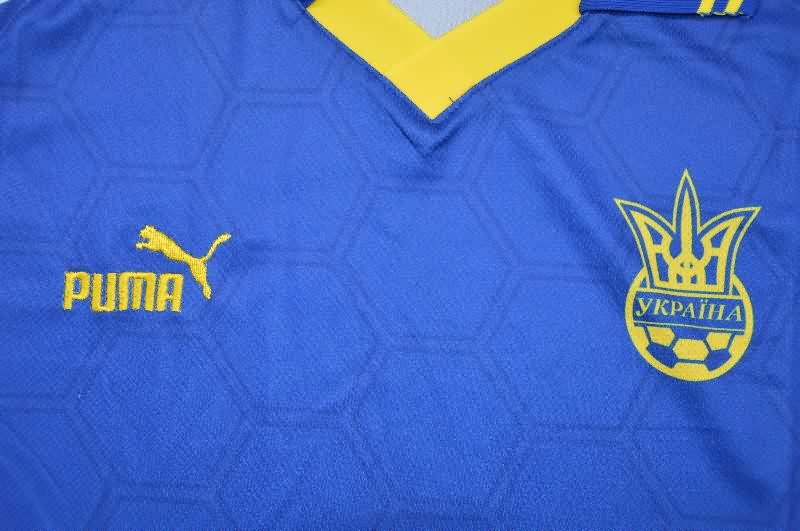 AAA Quality Ukraine 1998 Away Retro Soccer Jersey