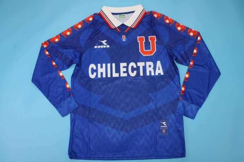 Universidad Chile Soccer Jersey Home Long Sleeve Retro Replica 1996
